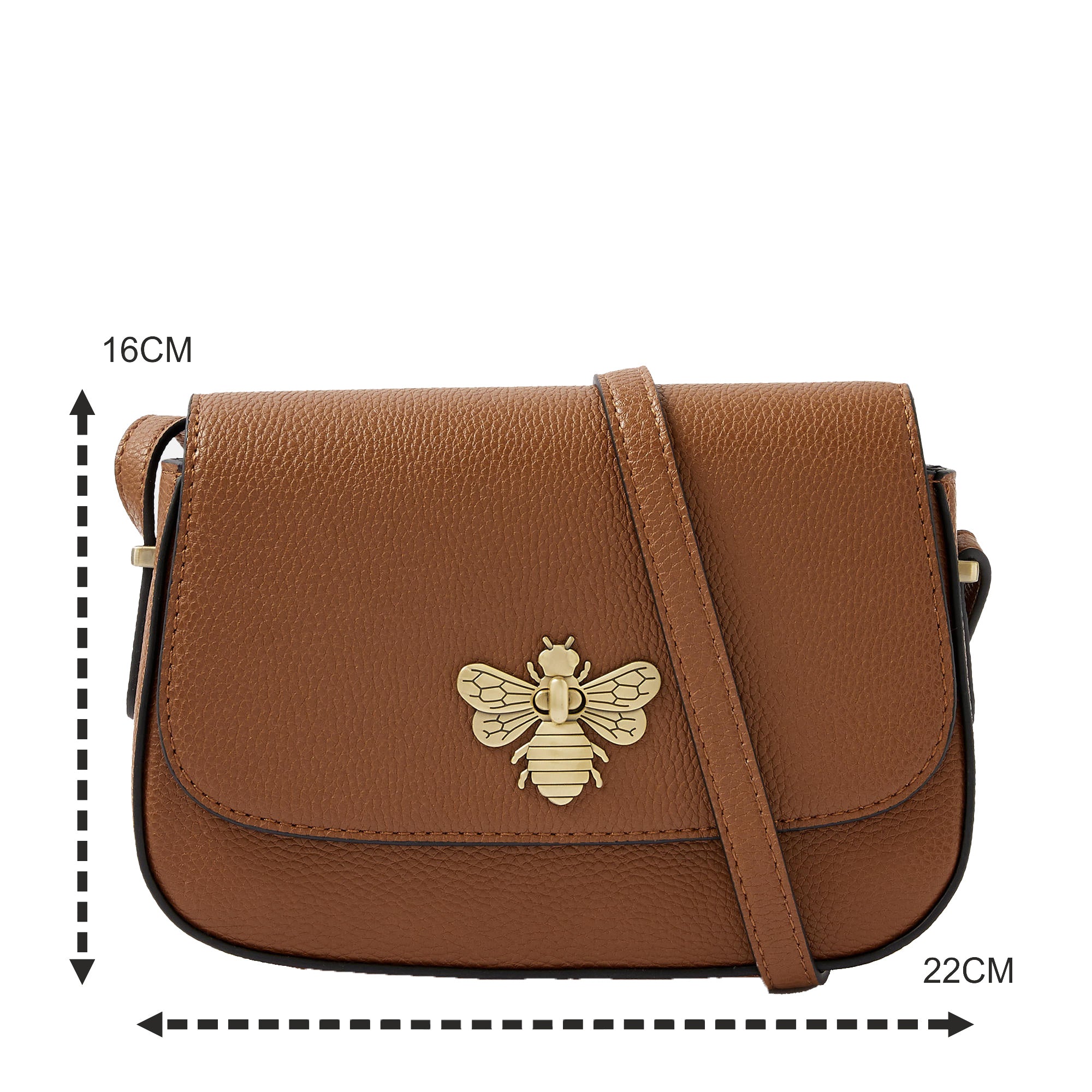 Purse with bee discount logo