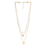 Accessorize London Women'S Simple Discs Layered Necklace