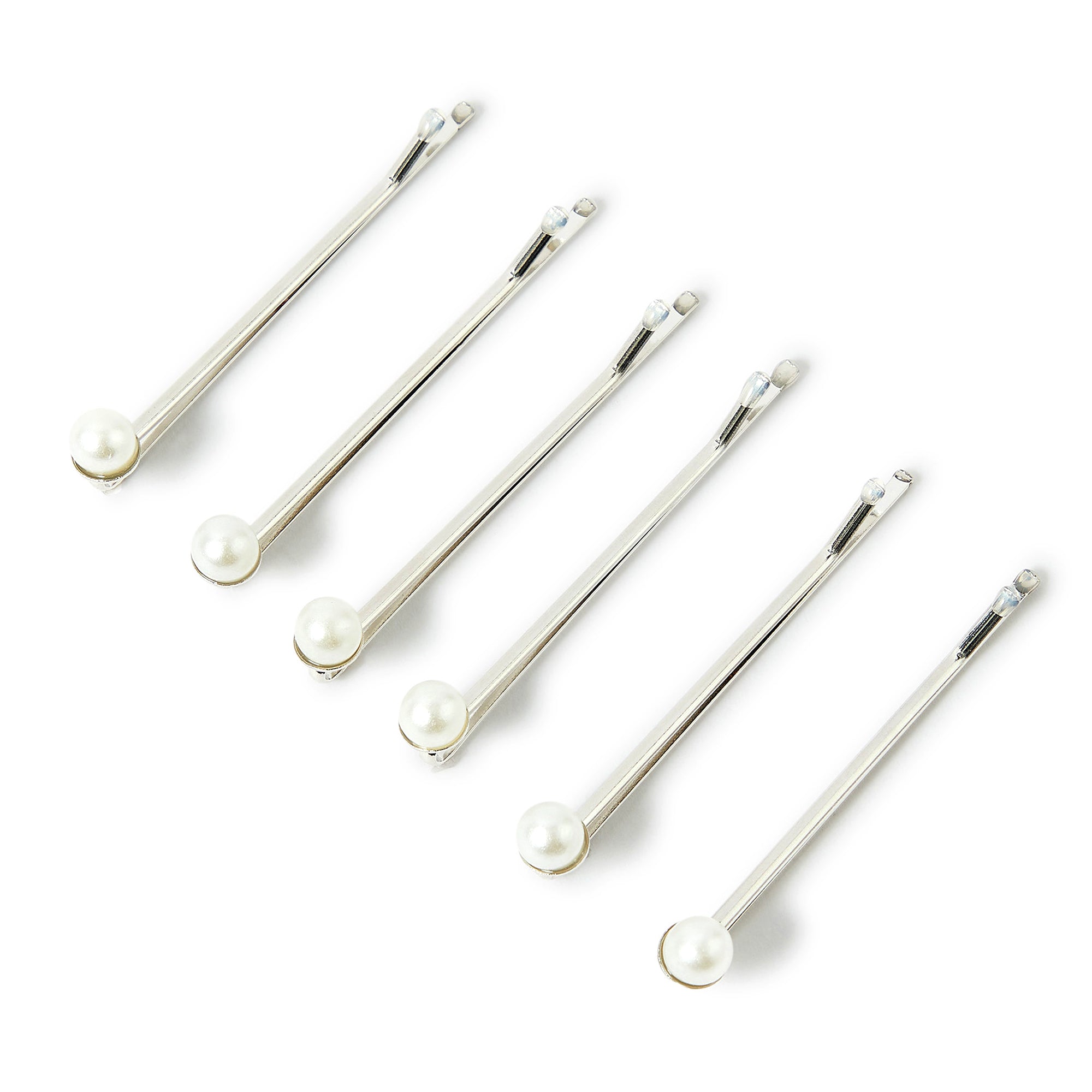 Accessorize London Women's Embellished Hair Clips Pearl Hair Slide Set