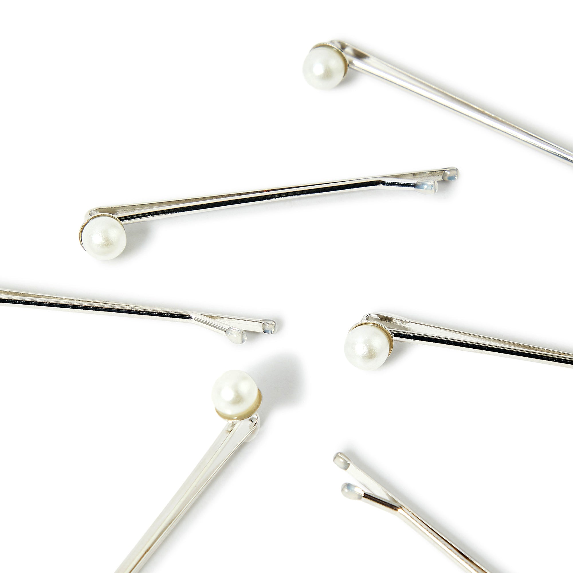 Accessorize London Women's Embellished Hair Clips Pearl Hair Slide Set