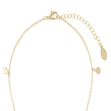 Accessorize London Women's Discy Gold Chain Minimal Pendant Necklace