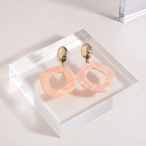 Accessorize London Women's Resin Organic Circle Earring