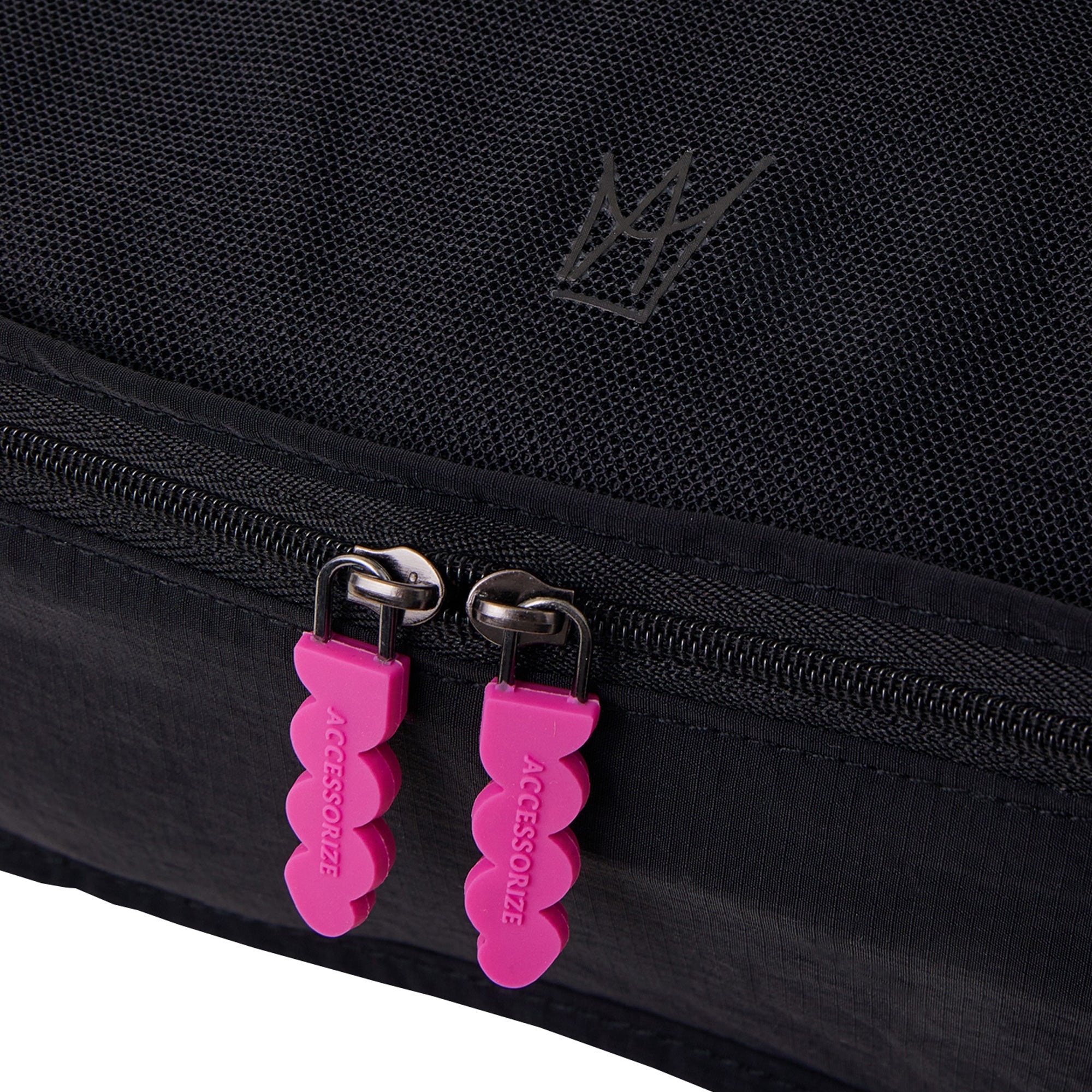 Women Textured Black Synthetic Leather Geometric Non-detachable Strap Zipper-Up  Small Sling Bag - Berrylush