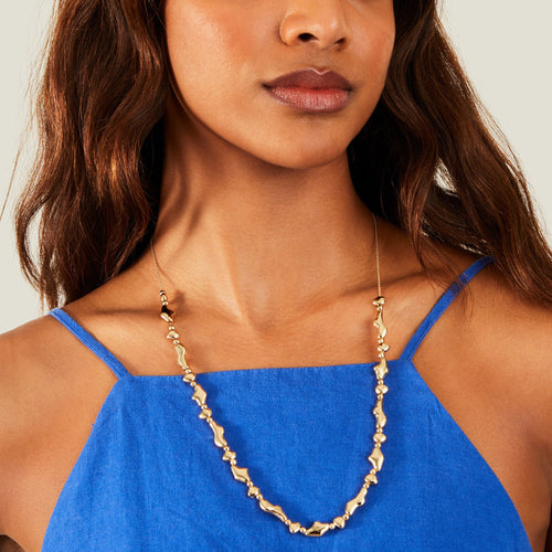 Accessorize London Women's Wavy Shape Necklace
