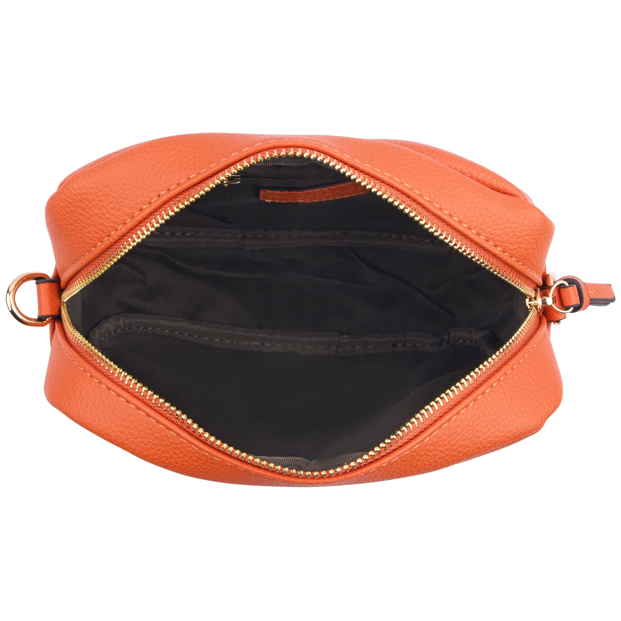 Orange Camera Bag with Webbing Strap