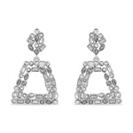 Accessorize London Women's Silver Crystal Drop Earring