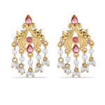Accessorize London Women's Vintage Pink and Pearl Drop Earring