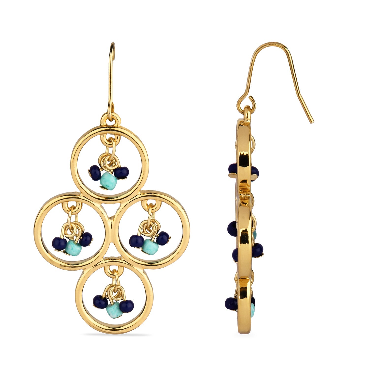 Accessorize London Women's Gold Drop Earring