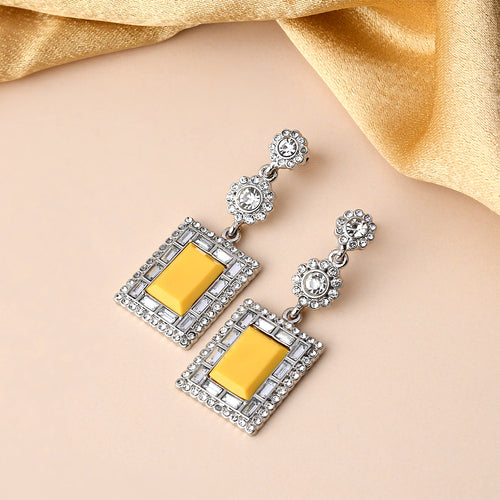 Accessorize London Women's Statement Yellow Earring