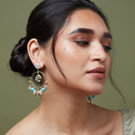 Accessorize London Women's Pearl & Charm Hoop Earring