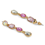 Accessorize London Women's Pastel Geo Short Drop Earring
