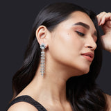 Accessorize London Women'S Contemporizes Crystal Deco Tassel Earring