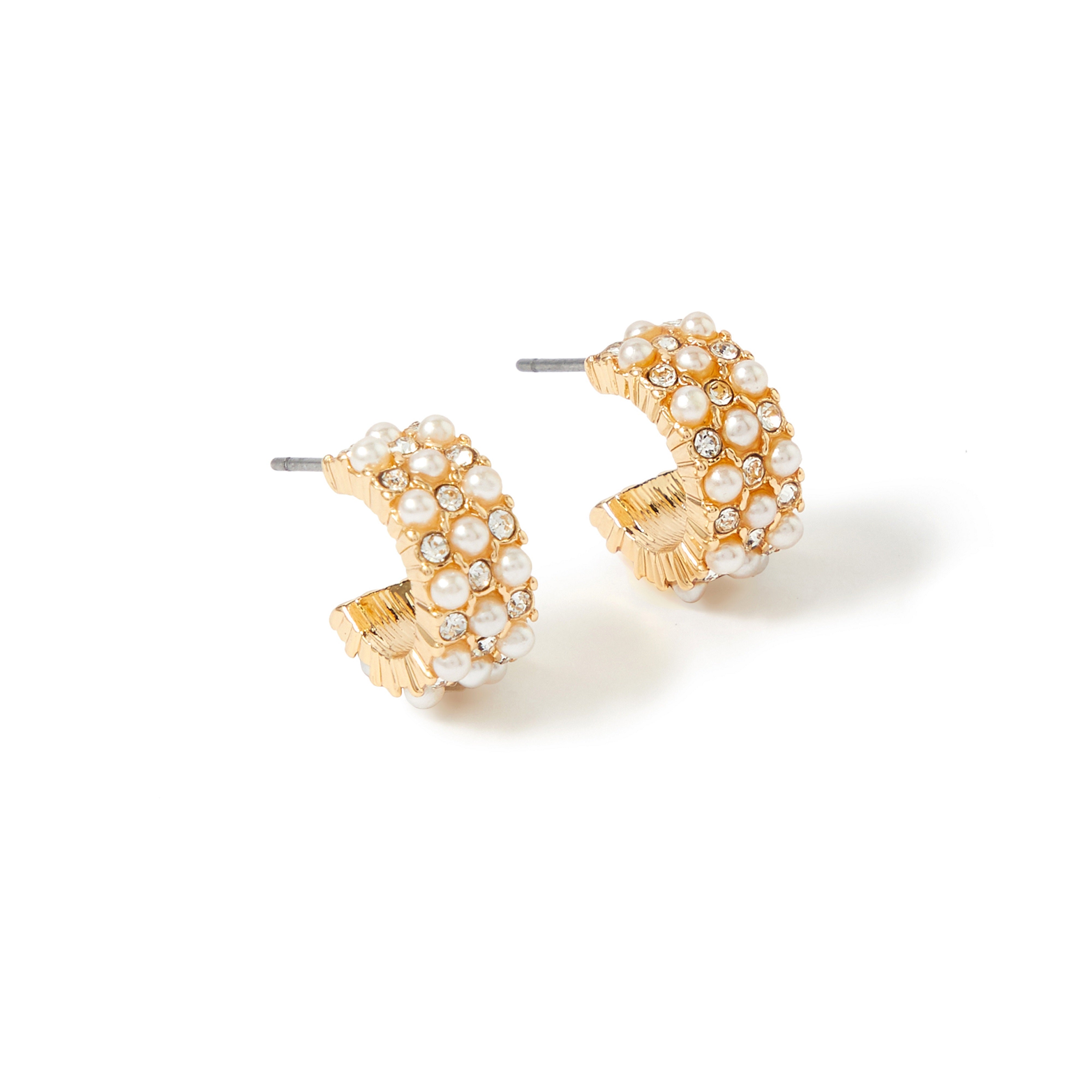 039ct Diamond Hoop Earring 18mm  Jewels By Tarry