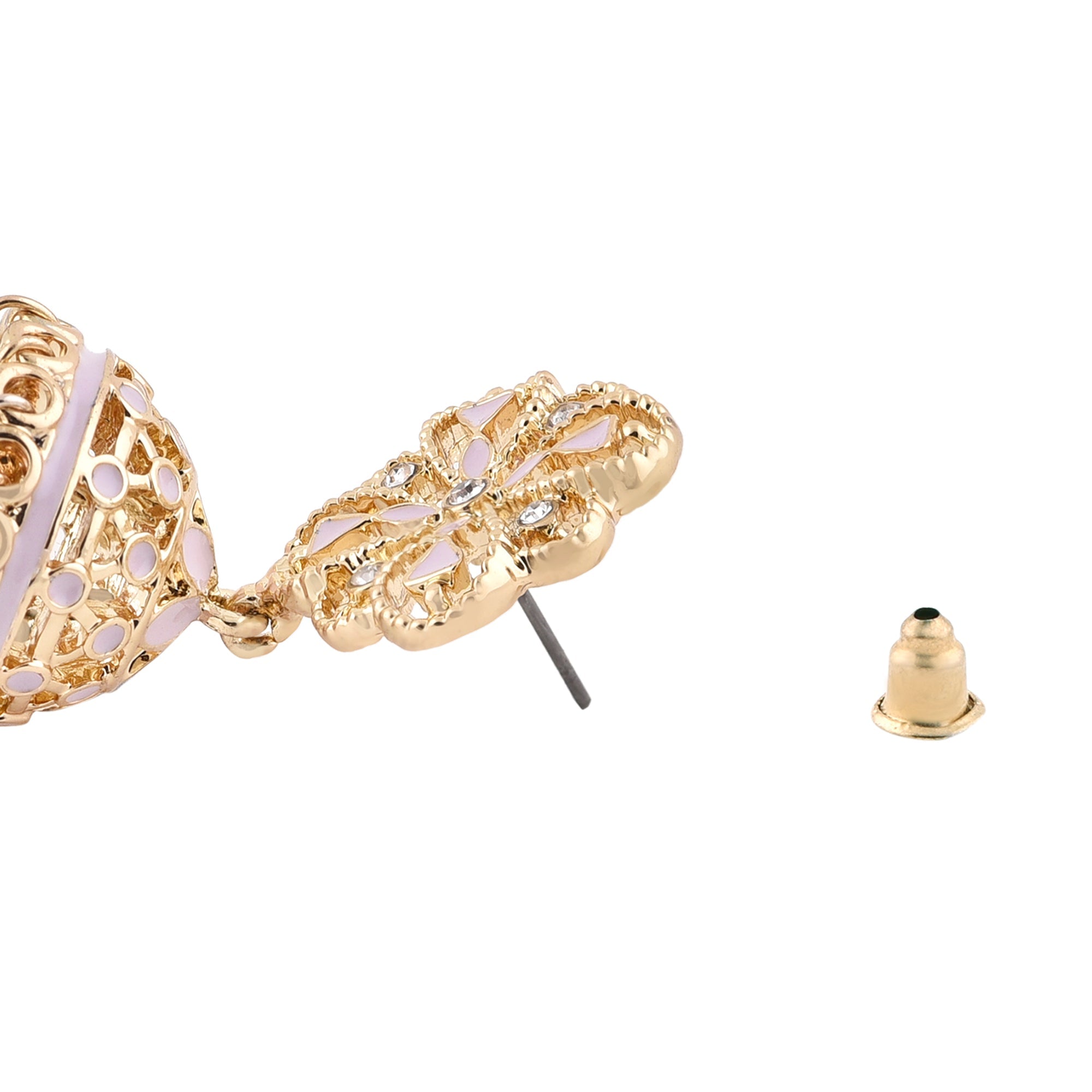 Accessorize London Women'S Filligree Pink Short Drop