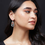 Accessorize London Women'S Oxidised Red Teardrop Earrings