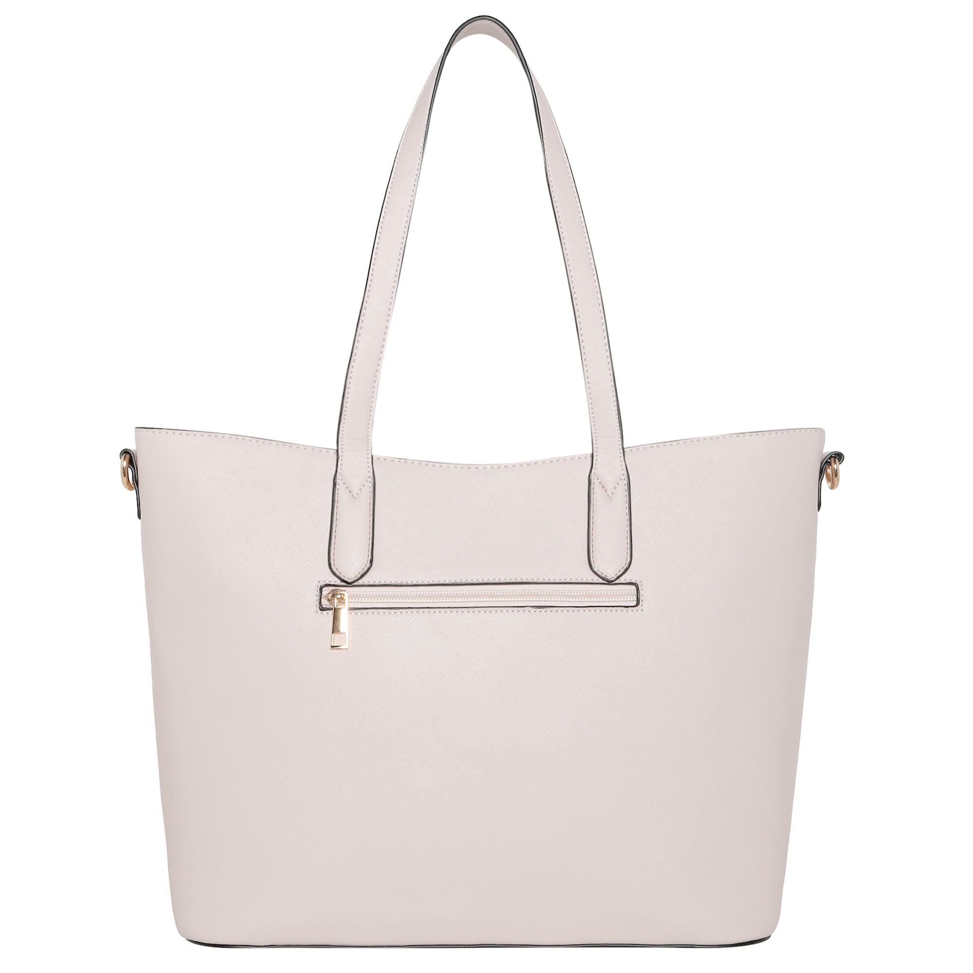 Accessorize London Women's Faux Leather Light Pink Daffodil tote bag