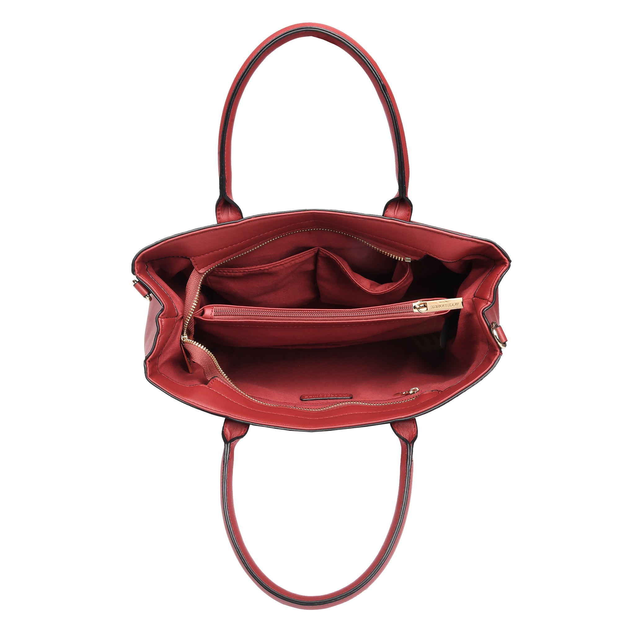 ACCESSORIZE LONDON Women's Faux Leather Red Beetel Croc  Handheld Bag Shoulder Bag - Shoulder Bag