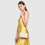 Accessorize London Women's Ivory Alicia Evening Party Hardcase Clutch