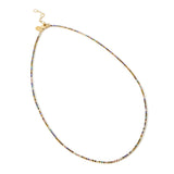 Real Gold Plated Z Rainbow Tennis Necklace For Women By Accessorize London