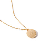 Real Gold Plated Initial Necklace Locket A For Women By Accessorize London
