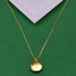 Real Gold Plated Initial Necklace Locket L For Women By Accessorize London