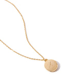 Real Gold Plated Initial Necklace Locket M For Women By Accessorize London