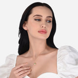 Real Gold Plated Initial Necklace Locket M For Women By Accessorize London