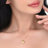 Real Gold Plated Initial Necklace Locket N For Women By Accessorize London