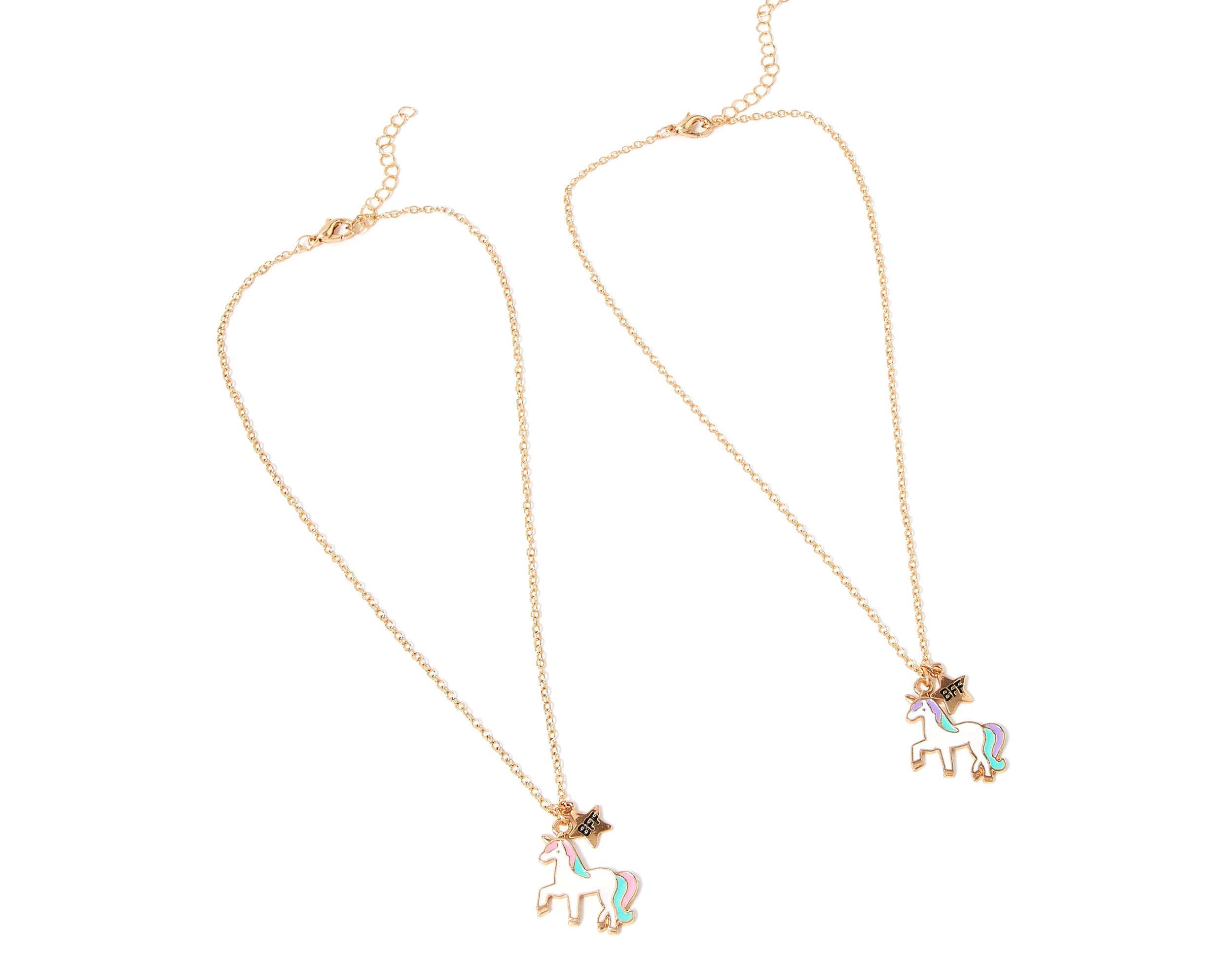 Accessorize London Unicorn Bff Necklace Set