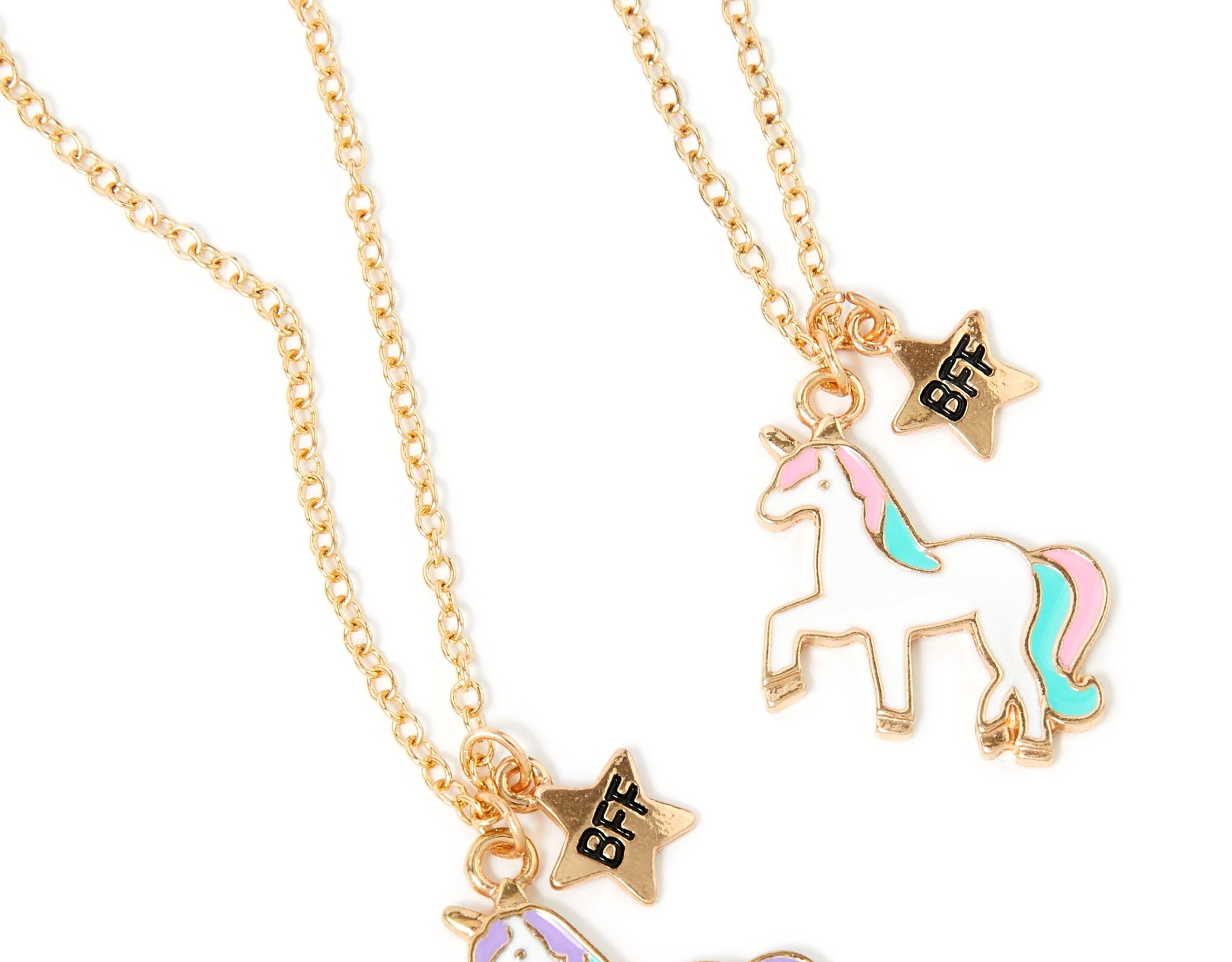 Accessorize London Unicorn Bff Necklace Set