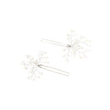 Accessorize London Women's Crystal And Pearl Vine Hair Slides