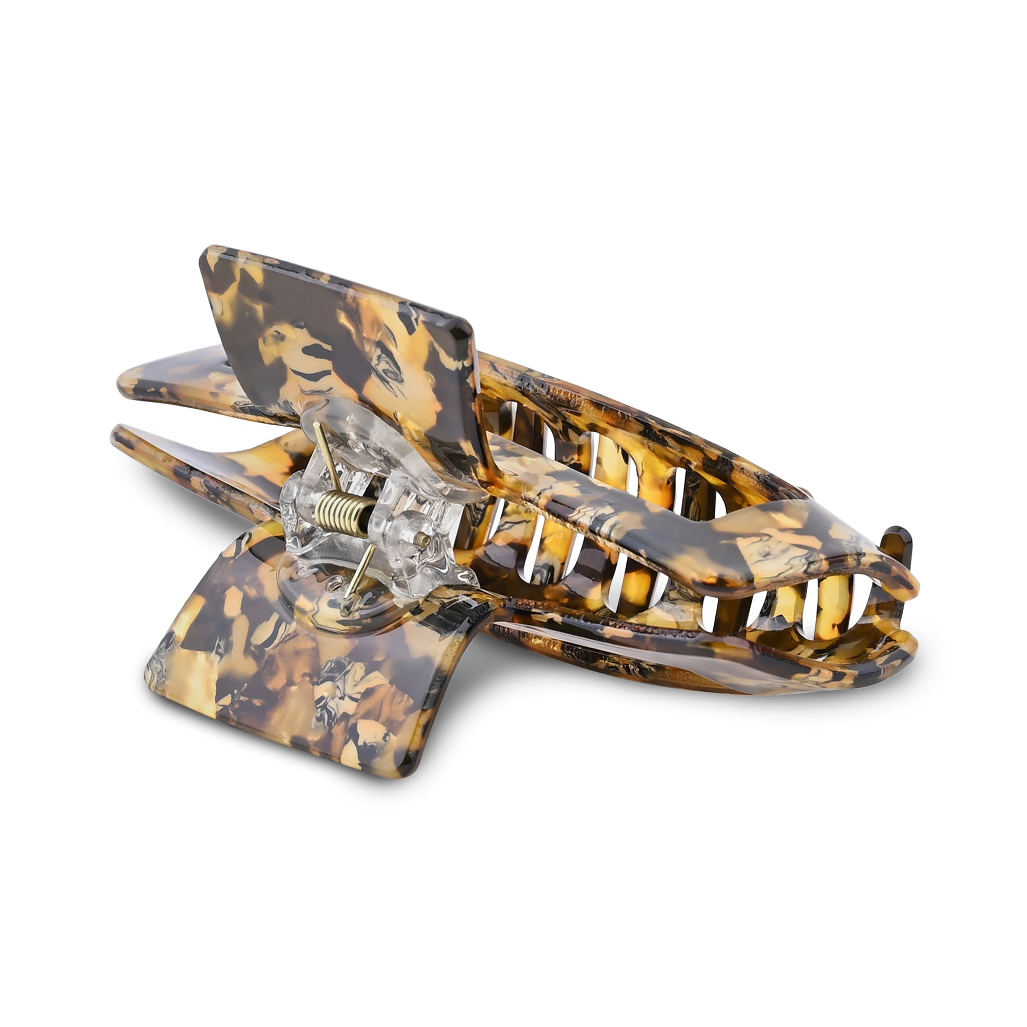 Abstract Tortoise Shell Claw Clip Features