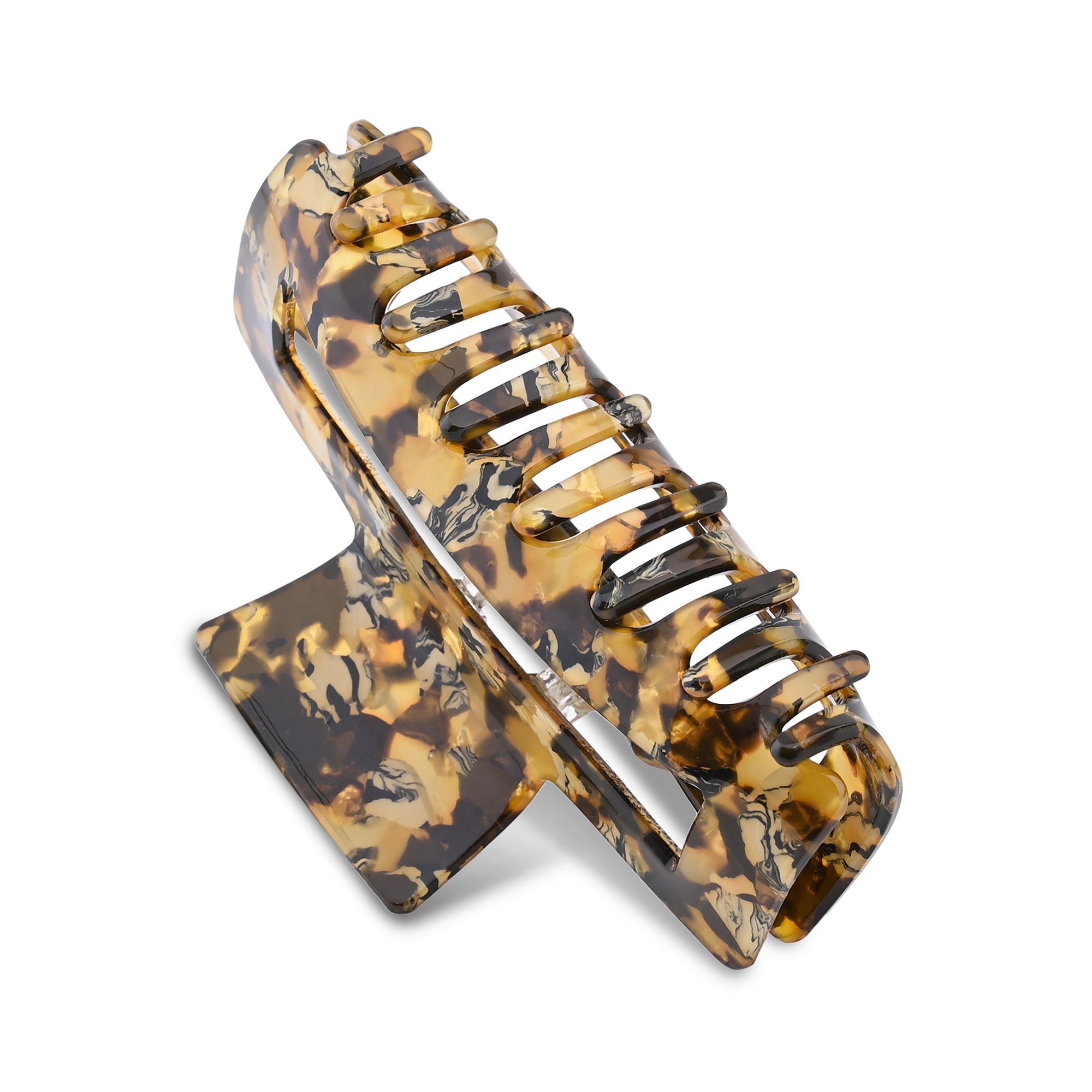 Abstract Tortoise Shell Claw Clip Features