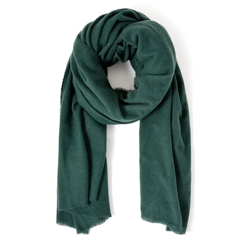 Accessorize London Women's Green Wells Supersoft Blanket