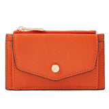 Accessorize London women's orange Card Pocket Purse wallet