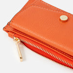 Accessorize London women's orange Card Pocket Purse wallet