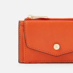 Accessorize London women's orange Card Pocket Purse wallet