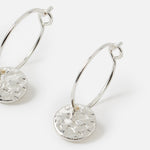 Accessorize London Women's Silver 3 X Filigree Hoop earring Pack