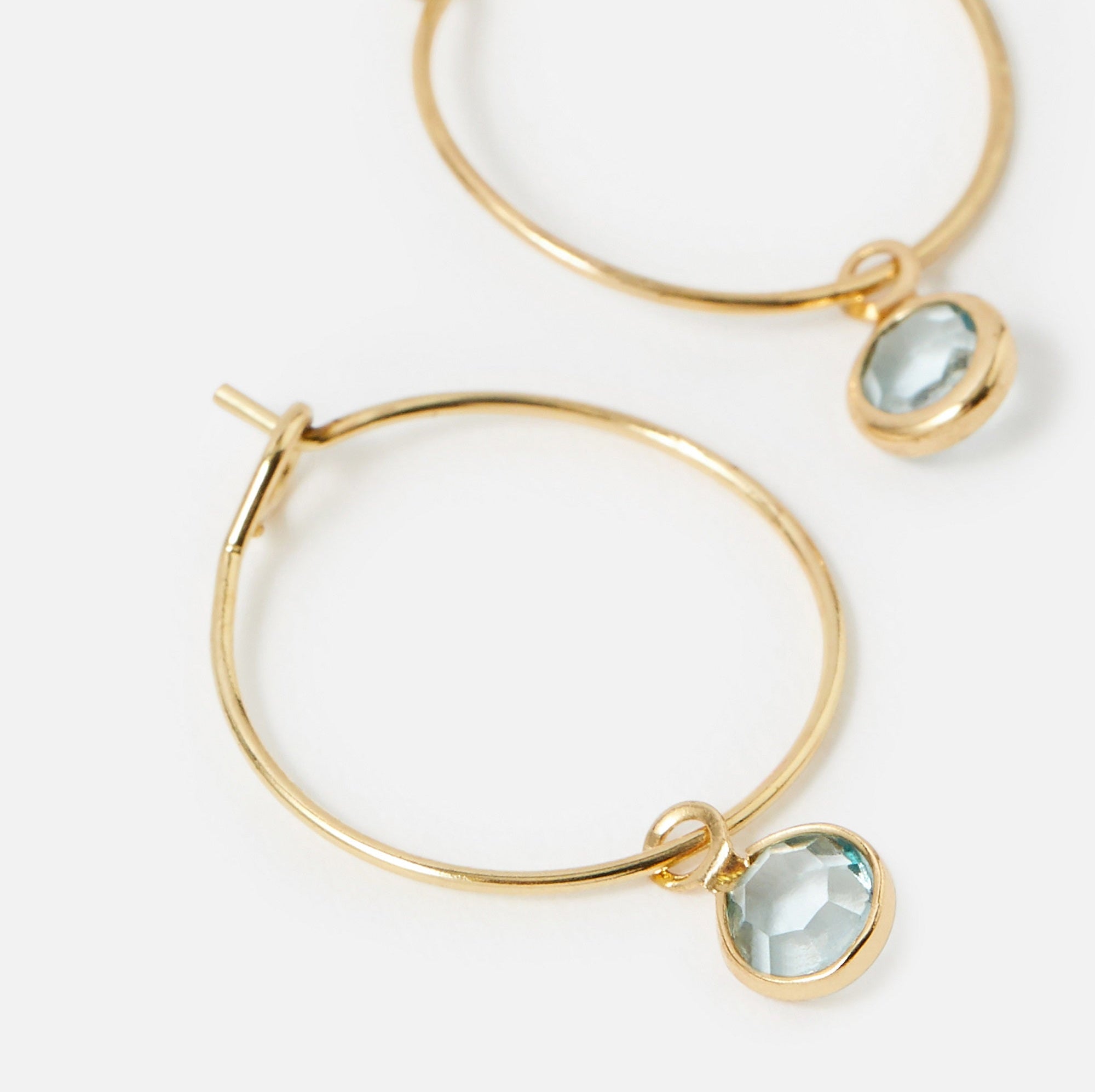 Accessorize London Women's 3 X Colour Gems Hoop Earring Pack