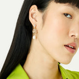 Accessorize London Women'S Gold Crystal Pearl Drop Earring