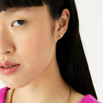 Accessorize London Women's Silver 3 X Star Heart Stud Earring Set