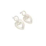 Accessorize London Women's Tiny Heart Short Drop Earring