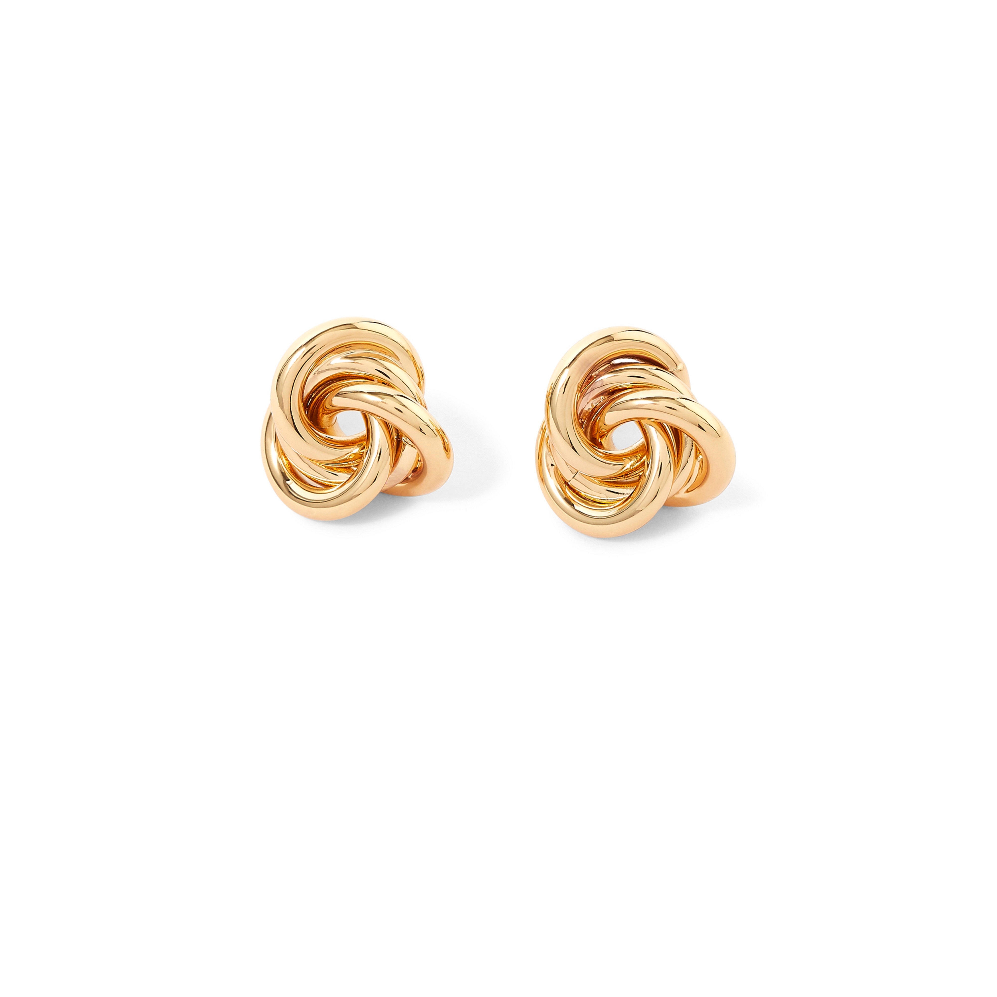 Accessorize London Women's Gold Knot Stud Earring