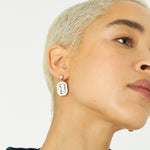 Accessorize London Women's Pastel Pop Enamel & Crystal Short Drop Earring