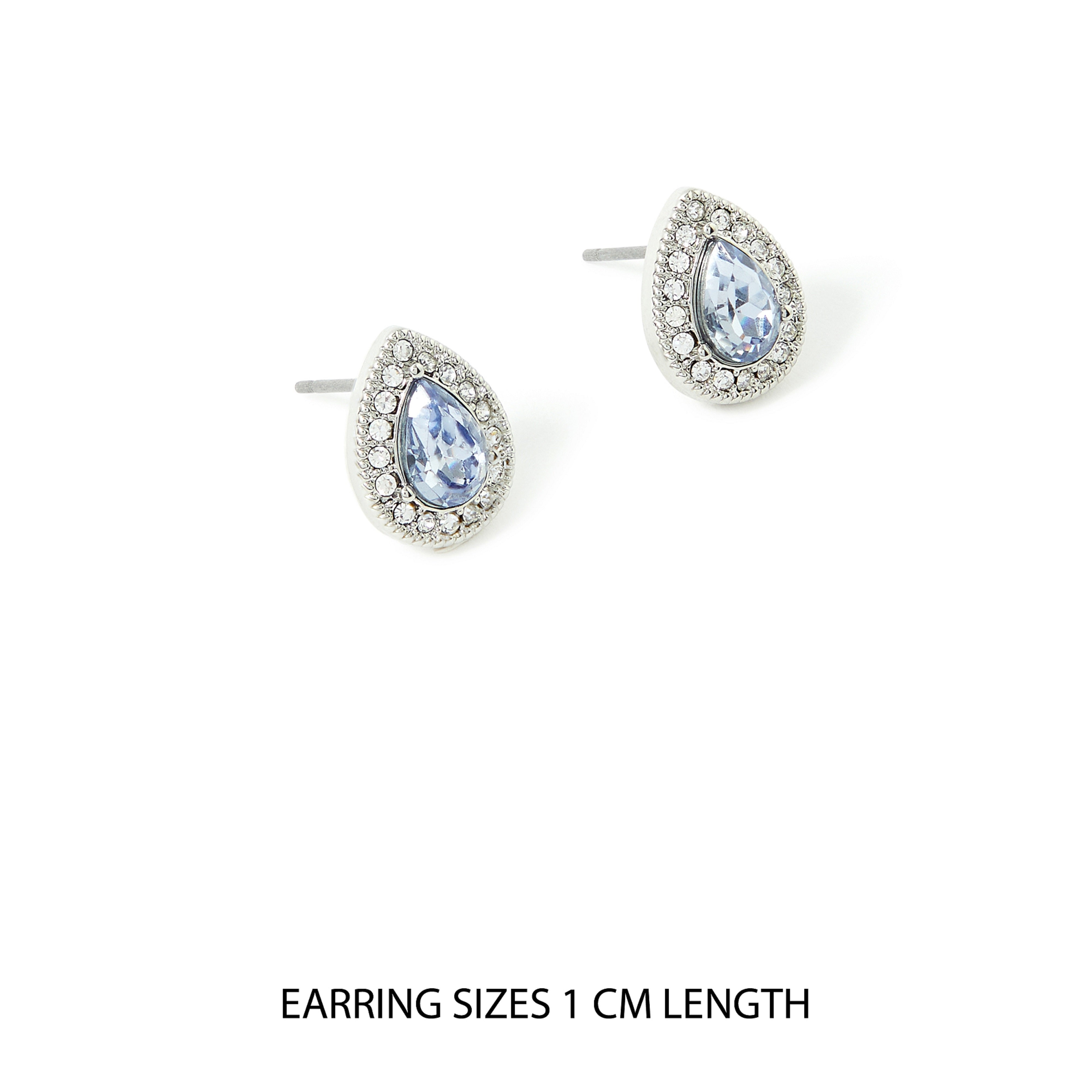 Buy Blue Chunky Beaded Hoop Earrings Online - Accessorize India