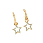Accessorize London Women'S Gold Chubby Star Earring