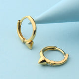Real Gold Plated Set of 3 Stud And Hoop Earring Set For Women By Accessorize London