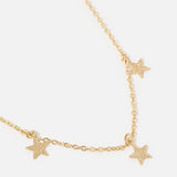 Accessorize London Women's gold Star Station Necklace