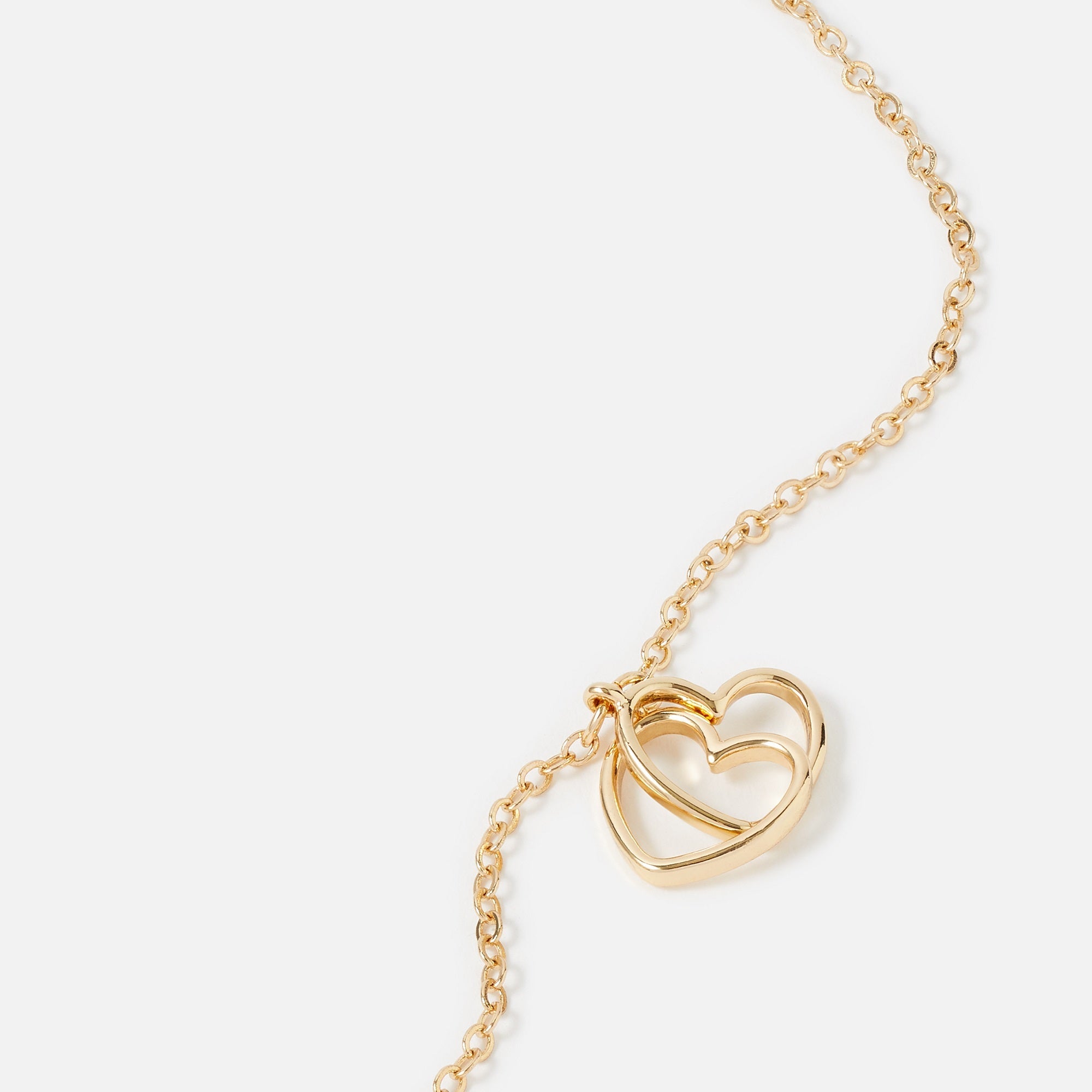 Accessorize London Women's Linked Hearts necklace