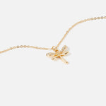 Accessorize London Women's Gold Dragonfly Neclace